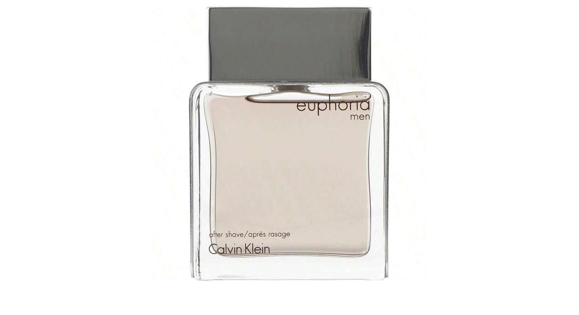 Euphoria Men By Calvin Klein Men Pepper, Ginger, Cedar, Sage, Black Basil, Suede, Brazilian Redwood, Patchouli Amber Aftershave 3.4 Oz