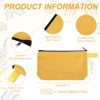 Unique Bargains Canvas Plain Zipper Toiletry Makeup Organizing Bags 8 Pcs - 2 of 4
