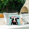 Stupell Industries Farm Cow Calf Pink Floral Blossom Crown - 2 of 3