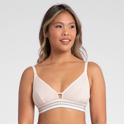 All.you. Lively Busty Mesh Trim Maternity Bralette - Jet Black