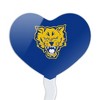 Fort Valley State University Primary Logo Heart Love Cupcake Picks Toppers Decoration Set of 6 - 2 of 4