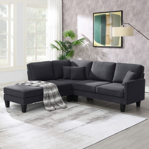 Sofa l discount shape 5 seater