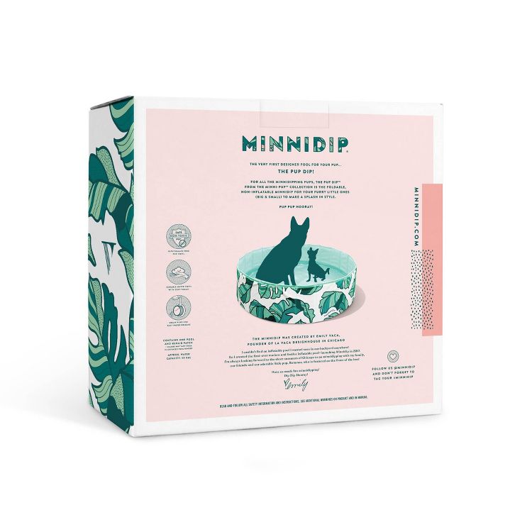 MINNIDIP Pup Dip - That's Banana Leaves Dog Pool, 3 of 4