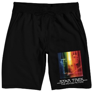 Star Trek The Motion Picture Men's Black Sleep Pajama Shorts - 1 of 3