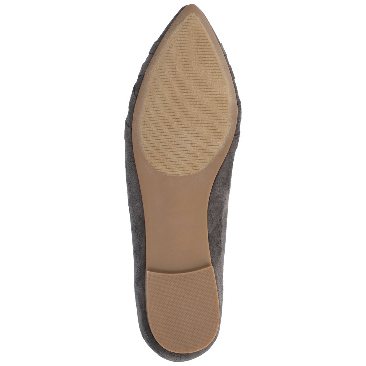 Женские туфли Journee Collection Women's Mindee Slip On Pointed Toe Loafer Flats Grey 11 — фото 5
