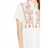 Women's Embroidered & Tassel Mini Dress - entro - 4 of 4