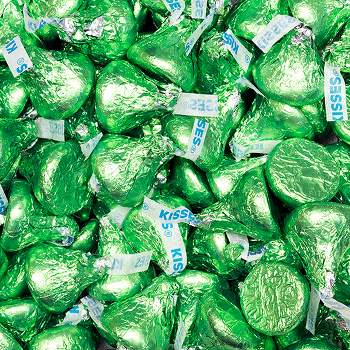 Kiwi Green Hershey's Kisses Candy Milk Chocolates