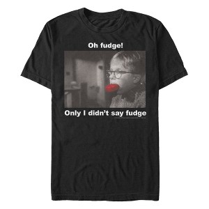 Men's A Christmas Story Only I Didn't Say Fudge T-Shirt - 1 of 4