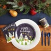 Blue Panda 80 Pack "Happy Holidays" Paper Plates, Christmas Party Supplies with Reindeer Design, 9 In - image 2 of 4