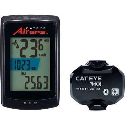 CatEye AirGPS Cycling Computer and CDC-30 Cadence Sensor - CC-GPS100/CDC-30