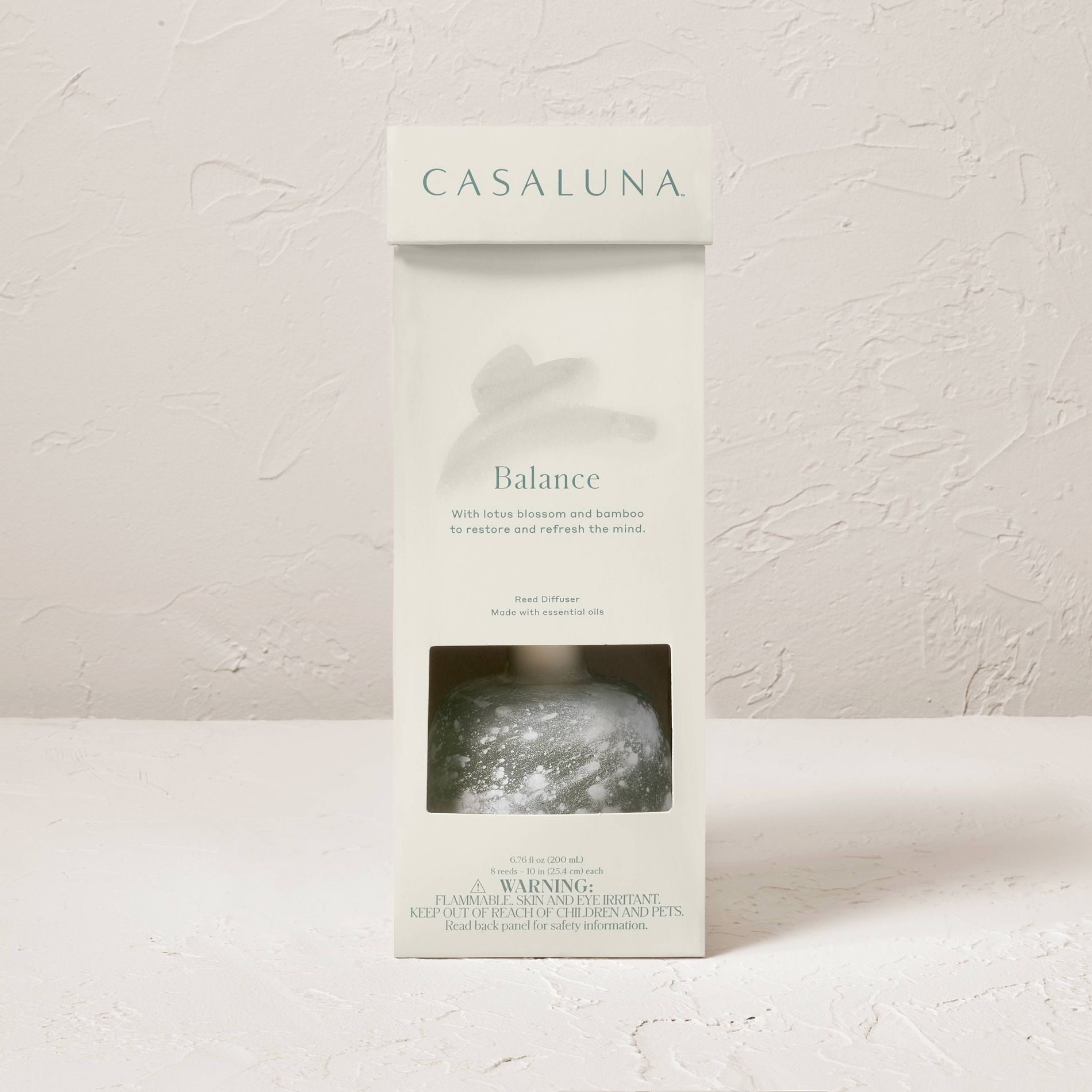 200ml Balance Fashion Reed Diffuser Light Blue - Casaluna™