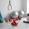 VisioGear Dumbbells Adjustable Dumbbell Set, 66lbs Convertible to Barbell Weight Set for Home Weight Lifting Training, Black, 8.50"*8.50"*1.50" - 2 of 4