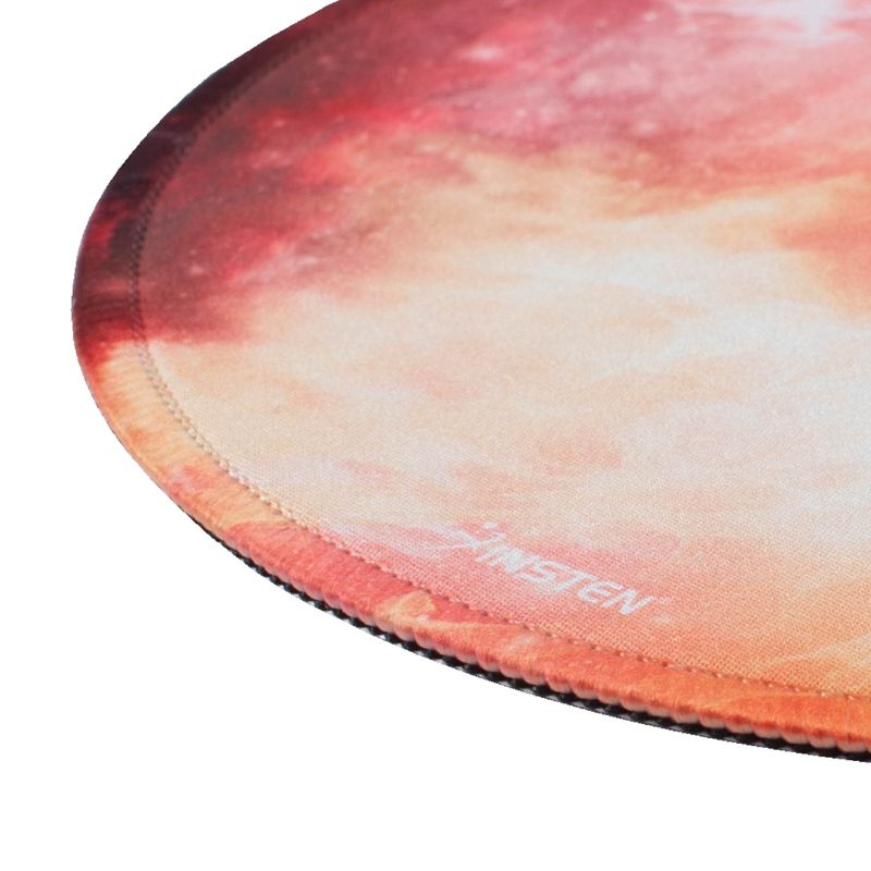 Insten Round Mouse Pad Galaxy Space Planet Design, Stitched Edges, Non Slip Rubber Base, Smooth Surface Mat (7.9" x 7.9"), 5 of 6