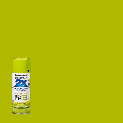 Rust-Oleum 12oz 2X Painter's Touch Ultra Cover High Gloss Spray Paint Light  Green