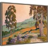 Amanti Art Poppy Hill Path and Trees by Ed Penniman Canvas Wall Art Print Framed 24 x 18-in. - 3 of 4
