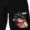 Dragon Ball Z Goku Combat Stance Men's Black Sleep Pajama Shorts - 2 of 3