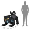 Syemin Inflatable Holiday Decorations Inflatable Halloween Black Cat, Blow Up Yard Display Inflatable Halloween, Multicolored, 74.8"*43.3"*47.3" - 4 of 4