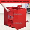 3 Point Ballast Box with 2" Hitch Receiver, Category 1 Ballast Box, 800 LBS Tractor Ballast Box Fits Cat 1, 3 Point Quick Hitch Loader Attachment - 2 of 4