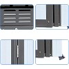 5 x 3 Ft Outdoor Storage Shed, All Weather Metal Sheds w/Lockable Doors, Floor, Sloping Roof and 2 Vent, Outside Waterproof Tool Shed for Garden - 2 of 4