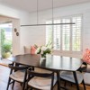 LLHZSY 47" Black Warm Kitchen Island Pendant Lighting Integrated LED Linear Light Fixture-3000K - 2 of 4