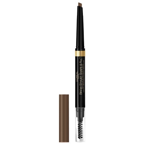 L oreal Paris Brow Stylist Shape Fill Eyebrow Pencil 415 Brunette 0.008oz Target