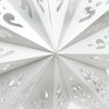 TopComfy Decorative Object Handmade Paper Star Elegant Holiday Decor for Festive Spaces, White, 23.6"*1"*23.6" - 4 of 4