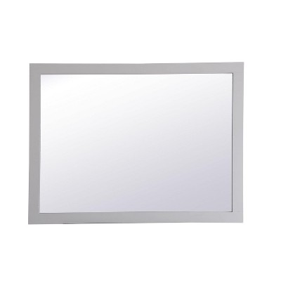 Elegant Lighting Aqua rectangle vanity mirror 48 inch in Grey