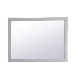 Elegant Lighting Aqua rectangle vanity mirror 48 inch in Grey - 1 of 4