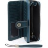 FATMOON Leather Wallets for Women - Large Capacity with Detachable Wrist Strap, Perfect for Travel, Shopping & Daily Use - 2 of 4