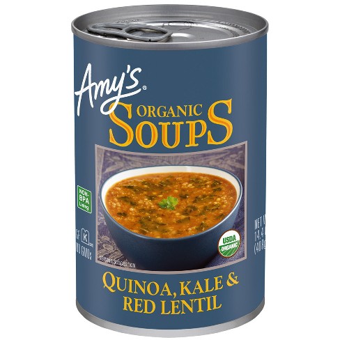 Amy s Organic Gluten Free Quinoa Kale Red Lentil Soup 14.4oz