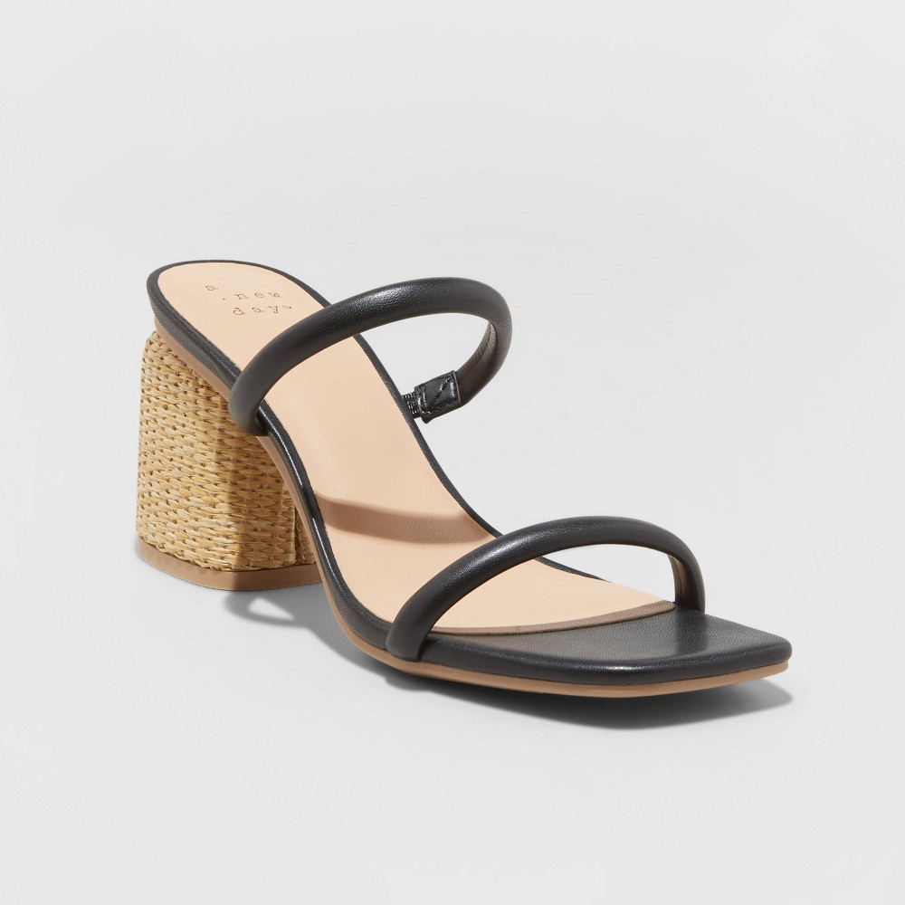 Women's Miley Heels - A New Day Black 8.5