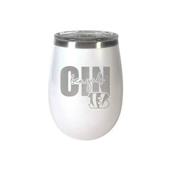 Stainless Steel Wine Glasses, Glitter Travel Wine Tumbler
