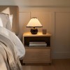 Brightech Blair Mid-Century (Includes LED Light Bulb) Globe Table Lamp Black Marble: Empire Shade, UL Listed, 3-Year Warranty - 2 of 4