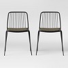 Set of 2 Sodra Rounded Seat Wire Dining Chair Black - Threshold™ - 2 of 4