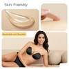 Niidor Adhesive Strapless Bra for Women Sticky Invisible Push up Silicone Bra for Backless Dress 2025 Upgraded Magnetic Clasp Bras - 4 of 4