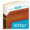 Pendaflex Heavy-Duty File Pockets, 7" Expansion, Letter Size, Redrope, 5/Box - 2 of 4
