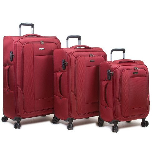Dejuno Twilight Lightweight Nylon 3-piece Spinner Luggage Set ...