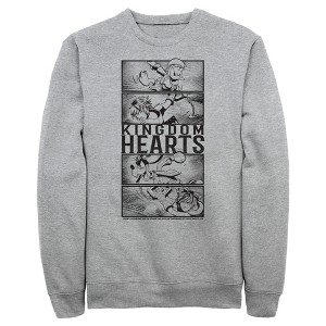 Men's Kingdom Hearts 3 Action Panels Sweatshirt - 1 of 4
