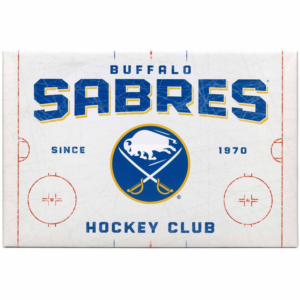 Photos - Wallpaper NHL Buffalo Sabres Rink Canvas