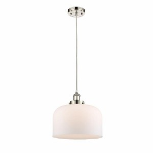 Bell - 1 Light Cord Hung Mini Pendant In Industrial Style-11.38 Inches Tall and 12 Inches Wide - 1 of 1