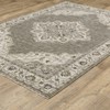 Captiv8e Designs Chinon Traditional Center Medallion Gray/Beige Area Rug - 2 of 4