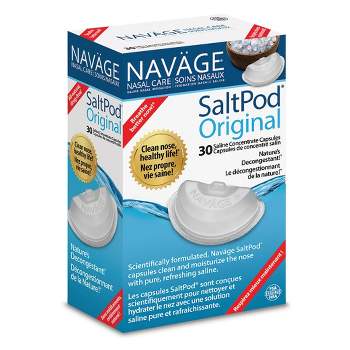 Navage Nasal Care Starter Bundle: Navage Nose Cleaner, 20 SaltPods, Plus  Bonus 10 SaltPods and Black Travel Case