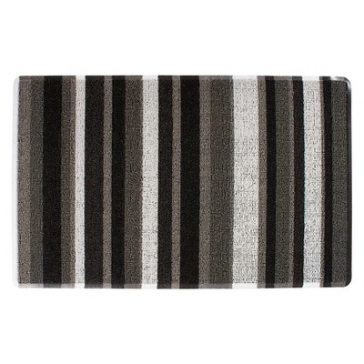 John Ritzenthaler Co. Striped Tufted Indoor Outdoor Floor Mat