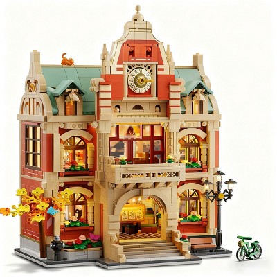 Insoon 1629PCS University Club House Building Block Gift for Adults and Kids Aged 12+