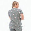 Old Ranch Brands Women's Dancing Gnome Short Sleeve Pajama Top - 2 of 4