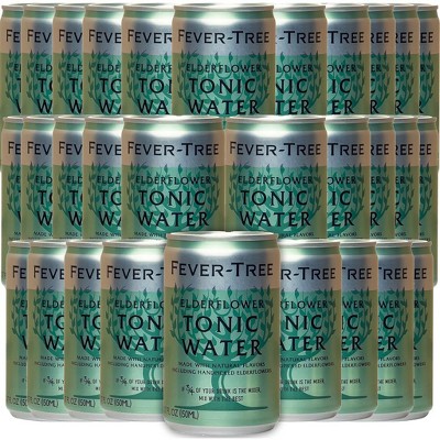Fever Tree Elderflower Water- Premium Quality Mixer - Refreshing Beverage for Cocktails & Mocktails 150ml Bottles