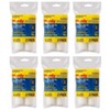 Genuine Purdy 6 Sets of White Dove Jumbo Mini 4-1/2" x 1/4" Nap 2 Pack Roller Covers 140624010-6PK - 3 of 3
