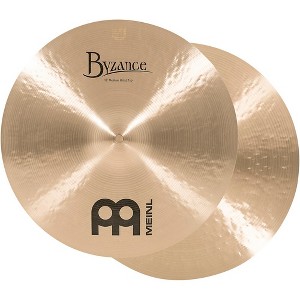 MEINL Byzance Traditional Medium Hi-Hat Cymbal Pair Level 2 16 in. 194744293719 - 1 of 4
