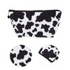 Unique Bargains Animal Printing Makeup Bag White Black 1 Pc - 3 of 4