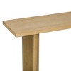 NicBex Unique Stylish Console Table with Geometric Legs,Pine Veneer Entryway Table,Foyer Table for Entryway,Hallway,Living Room,Dining Room - 4 of 4